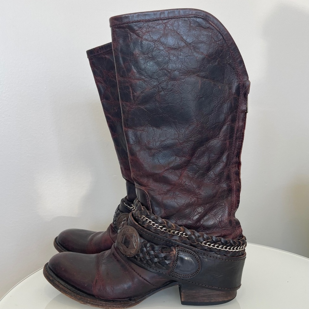 "Breck" Freebird by Steven Tall Leather Boots